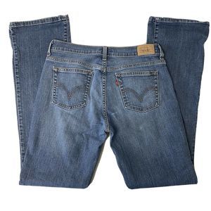 Levis 515 Bootcut Jeans 8 Long Medium Wash Womens